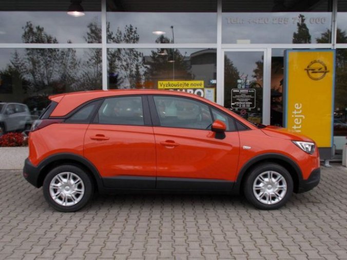 Opel Crossland X, 5-door Enjoy F 1.2XE (60kW/ 83, barva oranžová