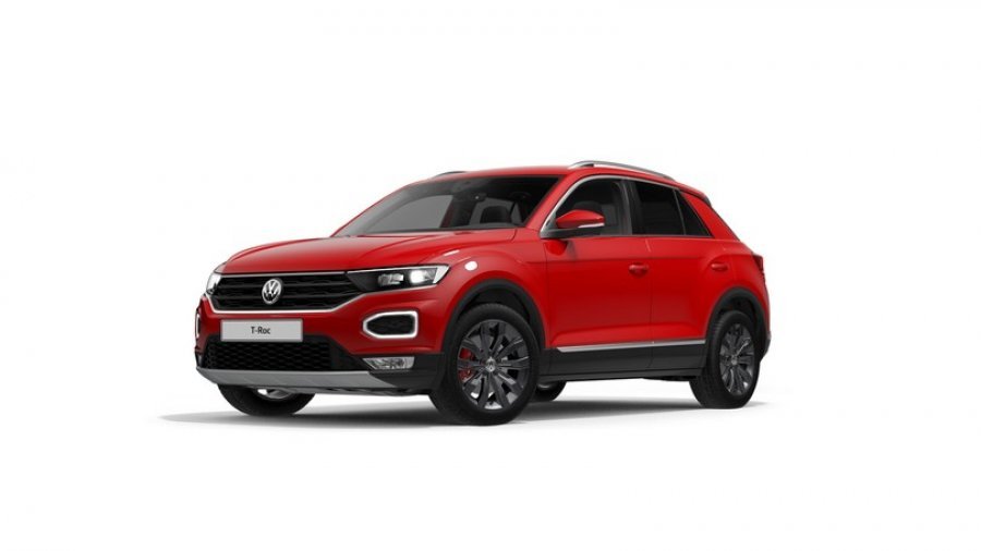 Volkswagen T-Roc, Sport 2,0 TSI 7DSG 4MOT, barva červená