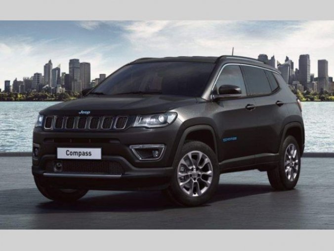 Jeep Compass, Limited 1.3 Turbo GSE 150k FWD, barva černá