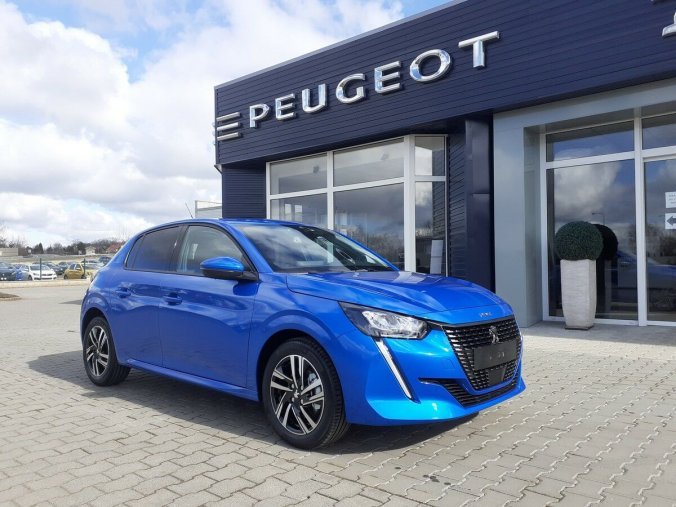 Peugeot 208, Allure Pack 1,2 100k, barva modrá