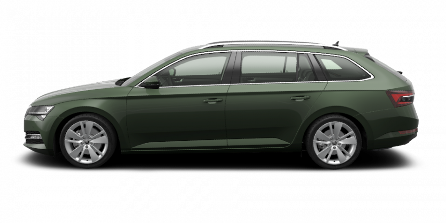 Škoda Superb, 2,0 TDI 147 kW 7-stup. automat. 4x4, barva zelená