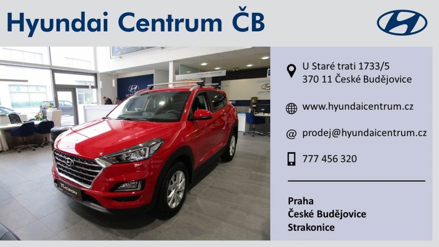 Hyundai Tucson, 1,6 CRDi 85 kW (diesel) 6 st. man, barva červená