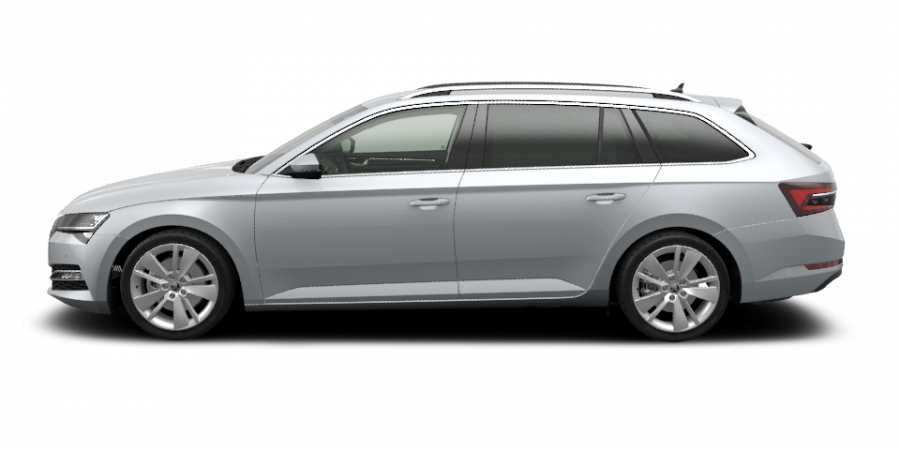 Škoda Superb, 2,0 TDI 140 kW 7-speed automat. 4x4, barva stříbrná