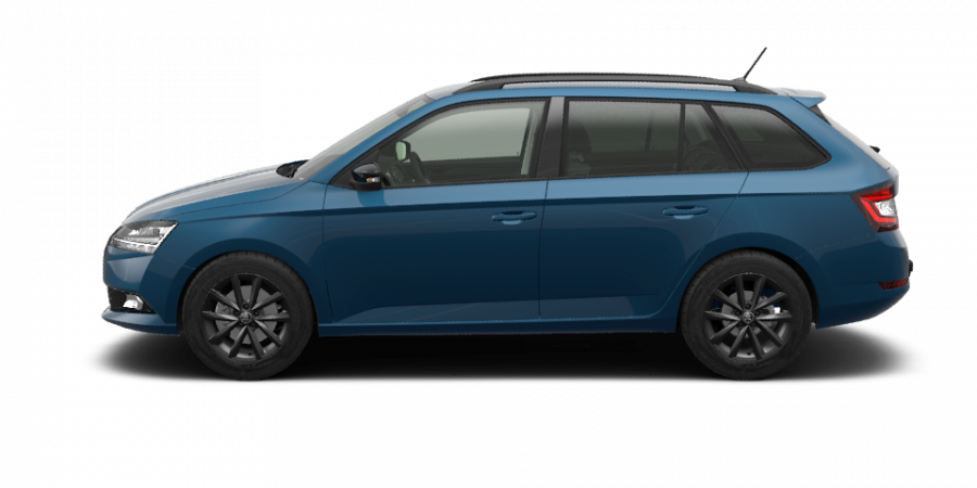 Škoda Fabia, 1,0 TSI 81 kW 6-stup. mech., barva modrá