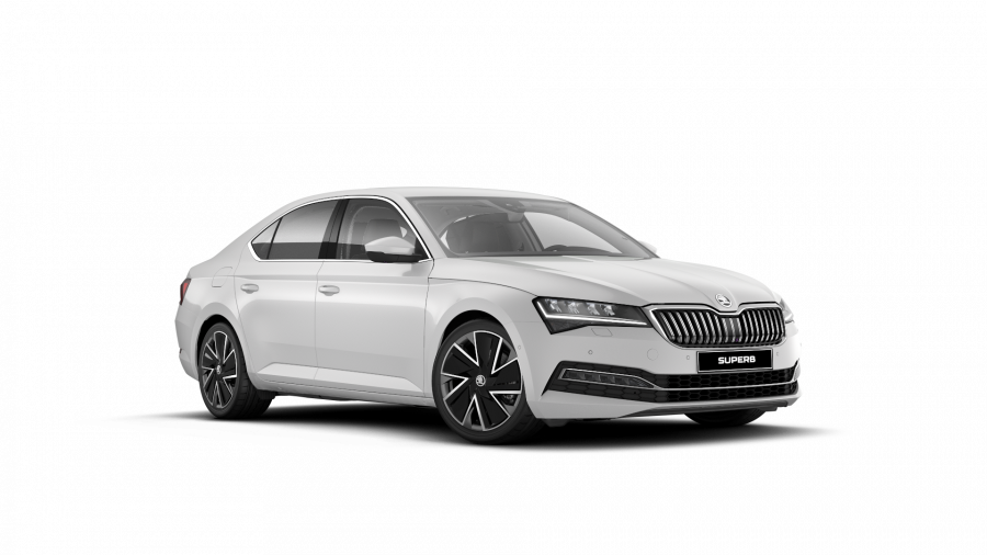 Škoda Superb, 2,0 TDI 147 kW 7-stup. automat., barva bílá