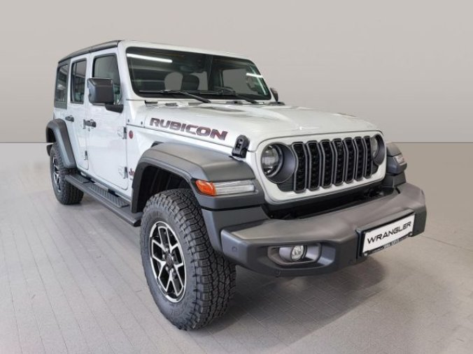 Jeep Wrangler, Rubicon 2.0 Turbo 4WD, barva stříbrná