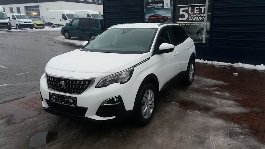 Peugeot 3008, ACTIVE 1.5.BHDi 130k, barva bílá