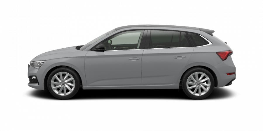 Škoda Scala, 1,5 TSI 110 kW 6-stup. mech., barva šedá