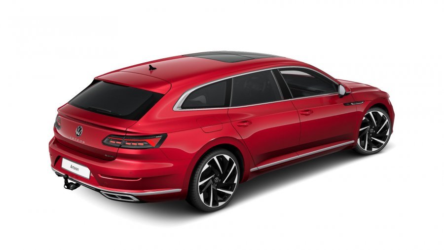 Volkswagen Arteon Shooting Brake, Arteon SB R-Line 2,0 TDI 7DSG 4MOT, barva červená