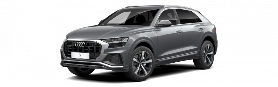 Audi Q8, Q8 50 TDI quattro, barva šedá