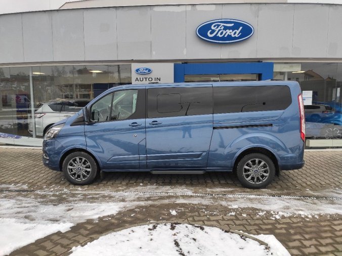 Ford Tourneo Custom, MPV,  L2 TITANIUM X MHEV 2,0 EcoBlue (mHEV) 136 kW / 185 k, barva modrá