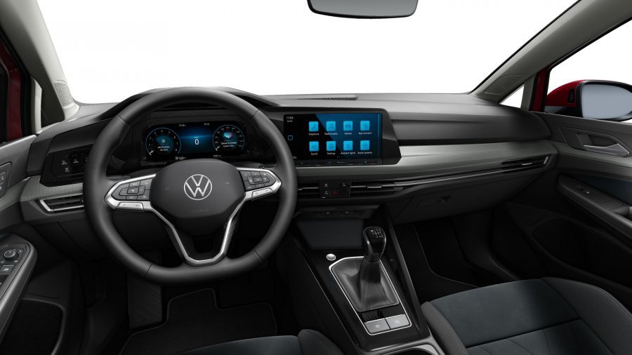 Volkswagen Golf, Golf Style 1,5 TSI 6G, barva červená