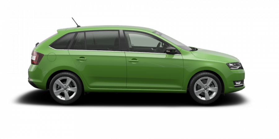 Škoda Rapid, 1,0 TSI 70 kW 5-stup. mech., barva zelená