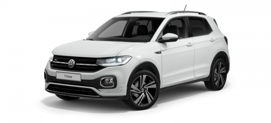 Volkswagen T-Cross, Style 1.0 TSI 85 kW 6G, barva bílá