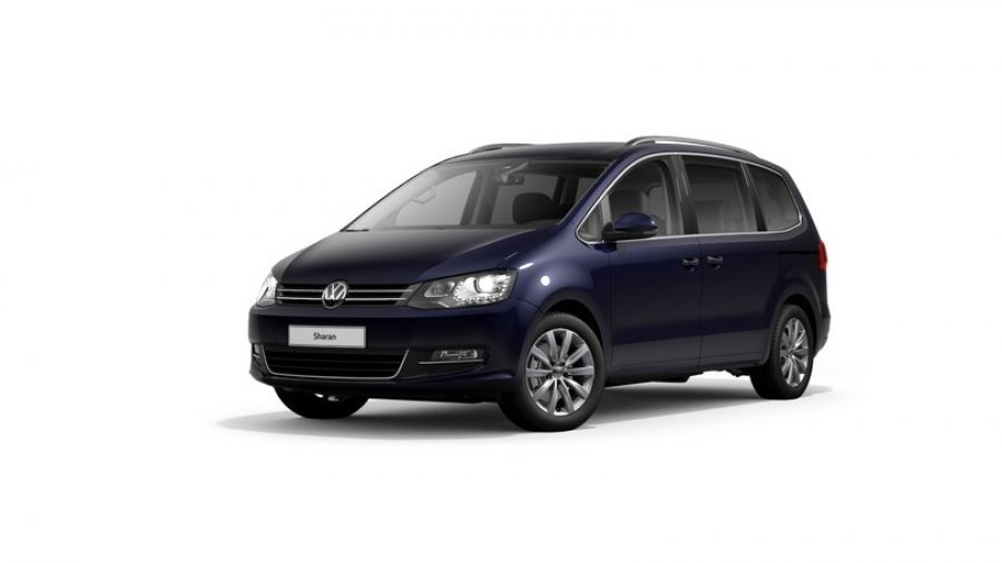 Volkswagen Sharan, 2,0 TDI 6DSG, barva modrá