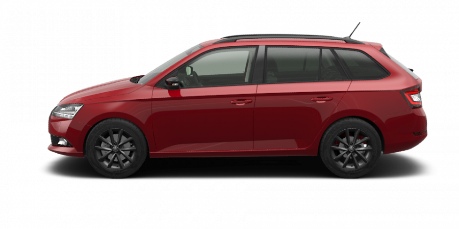 Škoda Fabia, 1,0 TSI 81 kW 6-stup. mech., barva červená