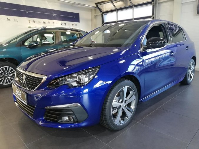 Peugeot 308, GT LINE 1.2 PureTech 130k MT6, barva modrá