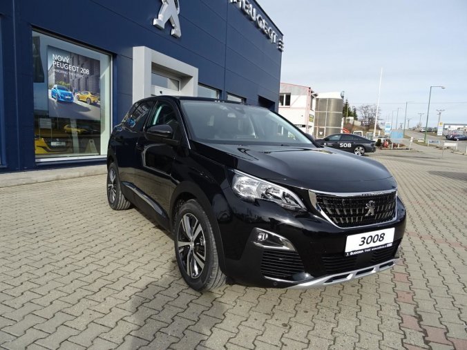 Peugeot 3008, ALLURE 1.5 BlueHDi 130 k MAN6, barva černá