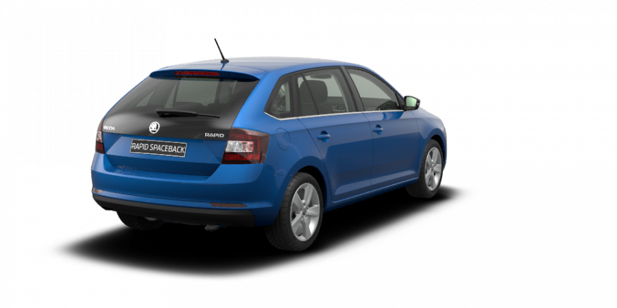 Škoda Rapid, 1,0 TSI 81 kW 6-stup. mech., barva modrá