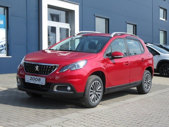 Peugeot 2008, ACTIVE 1.2 PureTech 82 S&S MAN, barva červená