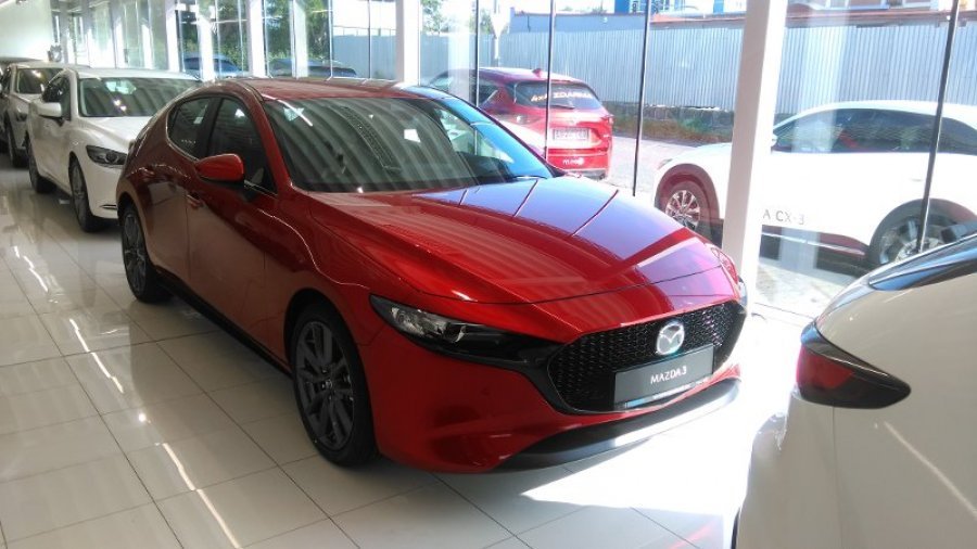 Mazda 3, Skyactiv G150 M/T AKCE EXCLUSIVE, barva červená