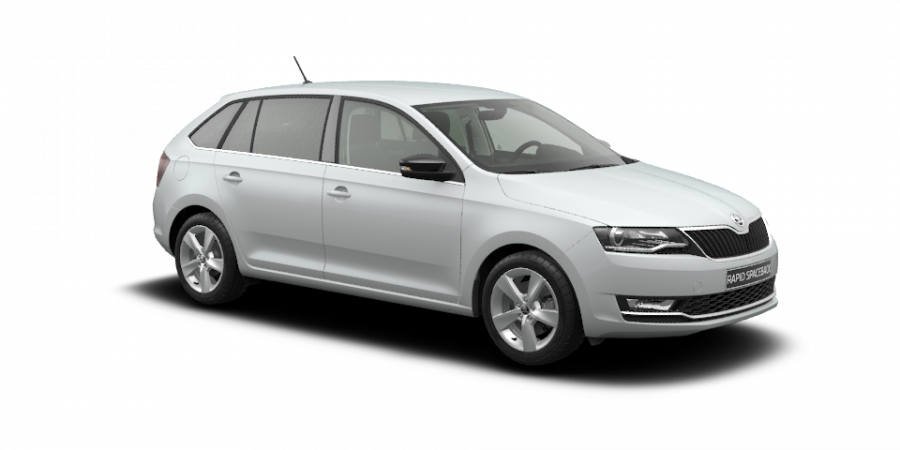 Škoda Rapid, 1,0 TSI 81 kW 6-stup. mech., barva bílá