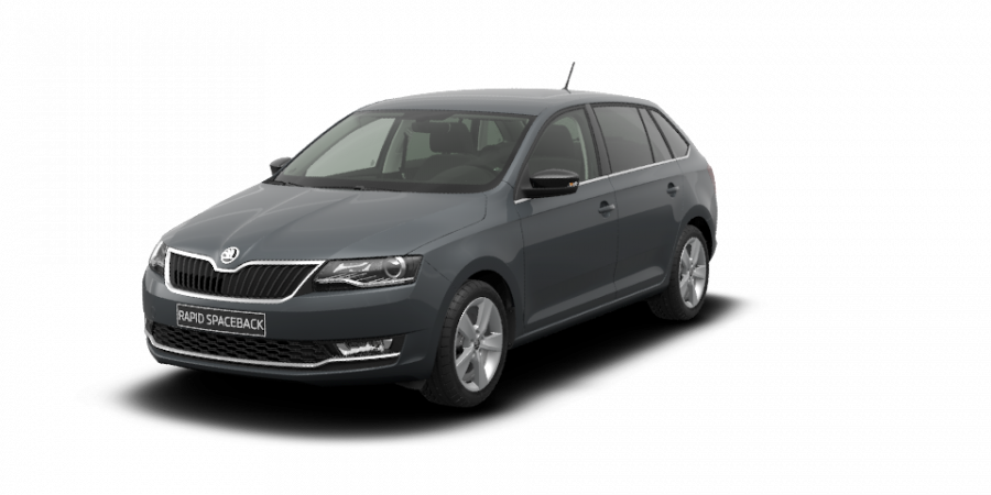 Škoda Rapid, 1,0 TSI 81 kW 6-stup. mech., barva šedá