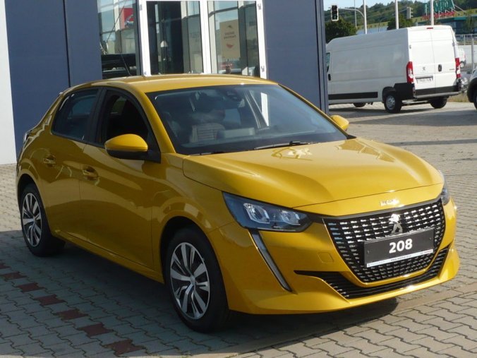 Peugeot 208, ACTIVE 1,2PureTech 75k HOTOVOST, barva žlutá