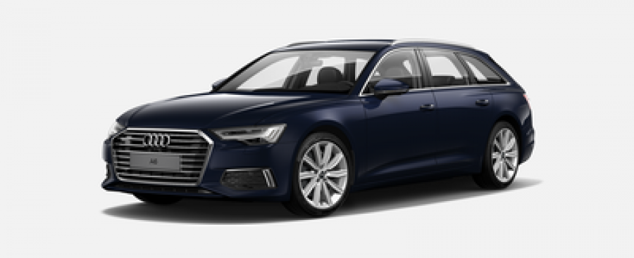 Audi A6 Avant, Avant Design 50 TDI quattro, barva modrá