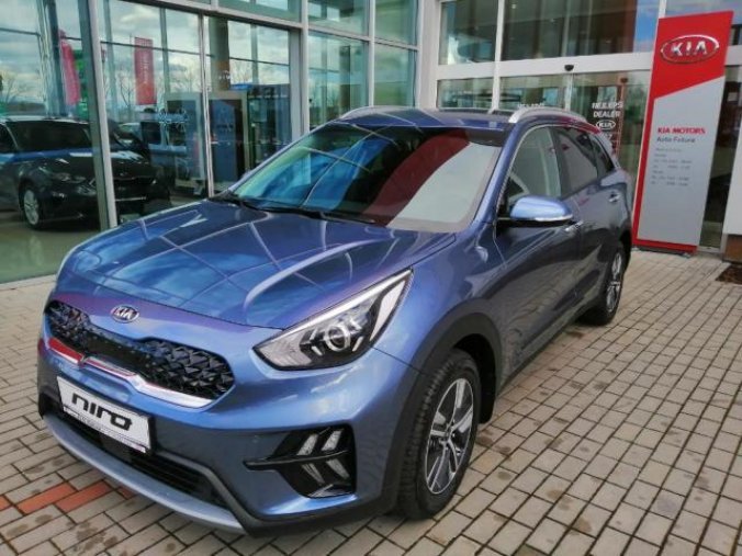 Kia Niro, 1,6 GDi HEV GPF 6DCT Exclusive, barva modrá