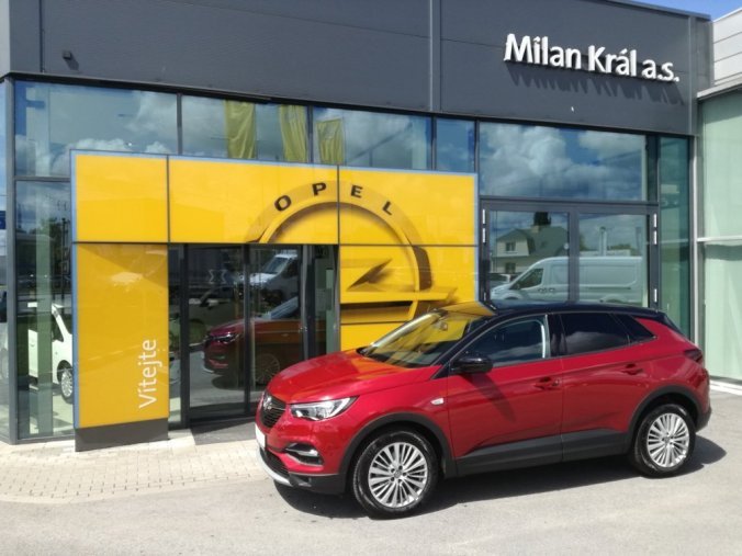 Opel Grandland X, smile 1.2 Turbo 96kw, barva červená