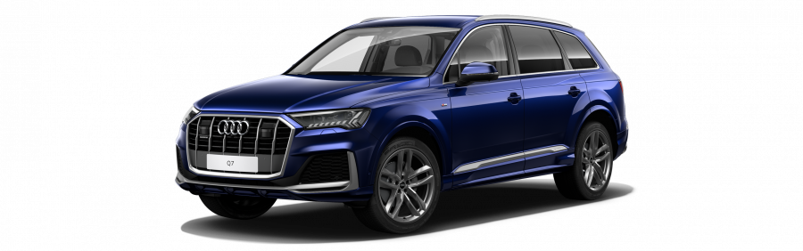 Audi Q7, Q7 S line 50 TDI quattro, barva modrá