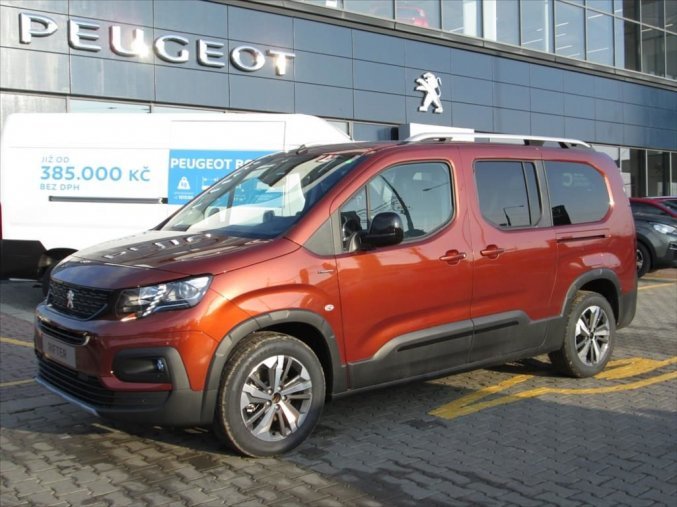 Peugeot Rifter, 1.2 130k Long GT LINE EAT8, barva hnědá