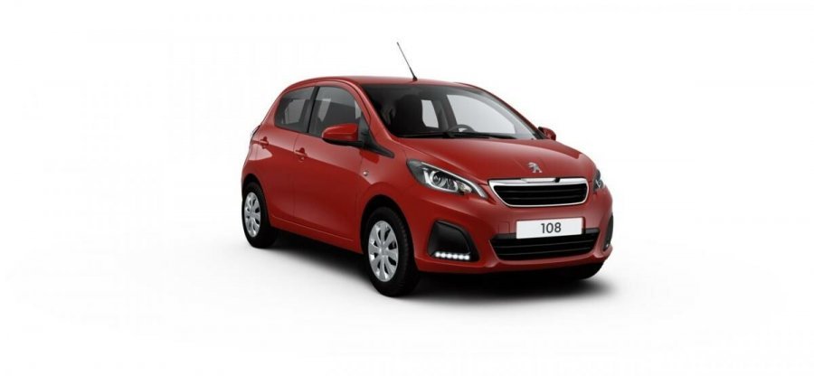 Peugeot 108, ALLURE 1,0VTI 72 K MAN5, barva červená