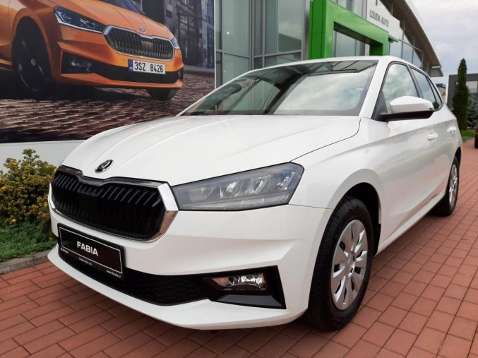 Škoda Fabia, 1,0 MPI 59 kW 5-stup. mech., barva bílá