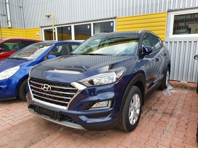 Hyundai Tucson, 1,6 T-GDi 130 kW (95 NAT) 6 st. man, barva modrá