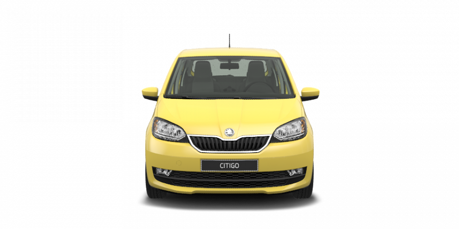 Škoda Citigo, 1,0 MPI 55 kW 5-stup. ASG, barva žlutá