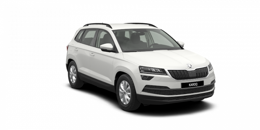 Škoda Karoq, 1,6 TDI 85 kW 6-stup. mech., barva bílá