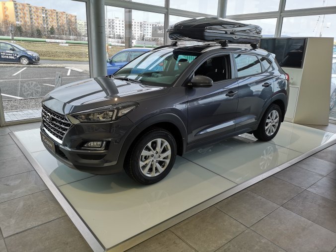 Hyundai Tucson, 1,6 T-GDi 130 kW (95 NAT) 6 st. man, barva šedá