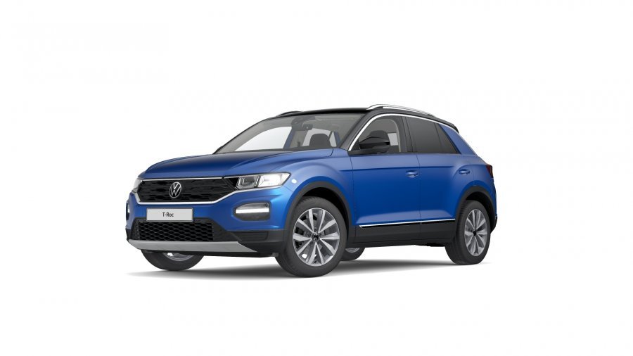 Volkswagen T-Roc, T-Roc Maraton Edition 1,5 TSI ACT 6G, barva modrá