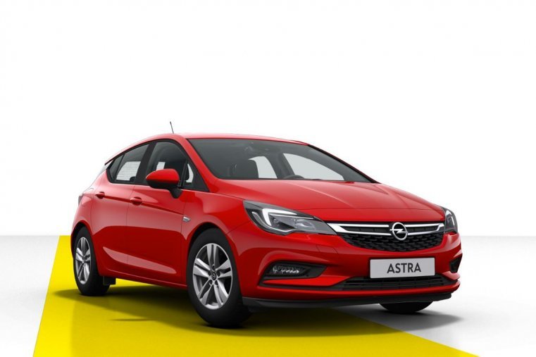 Opel Astra, Enjoy 1,4T 92kW MT6, barva červená