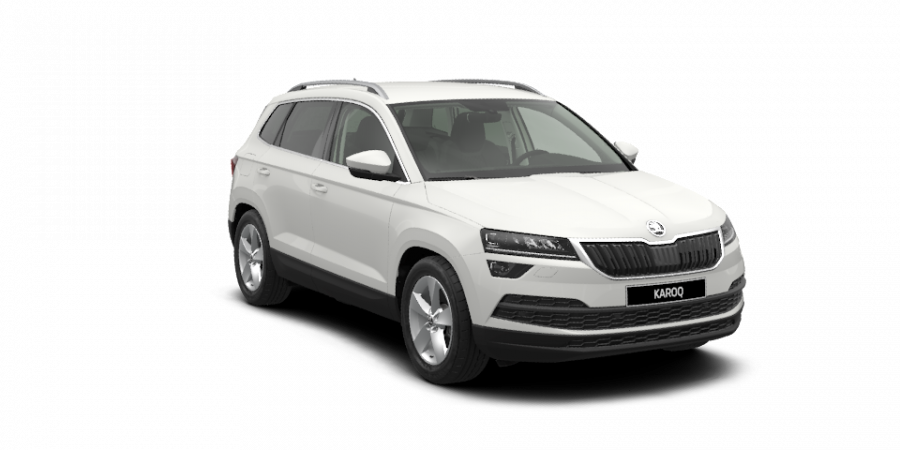 Škoda Karoq, 1,6 TDI 85 kW 7-stup. automat., barva bílá