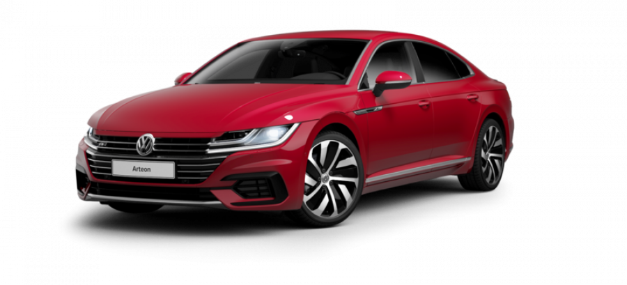 Volkswagen Arteon, R-line 2,0 TSI 7DSG, barva červená