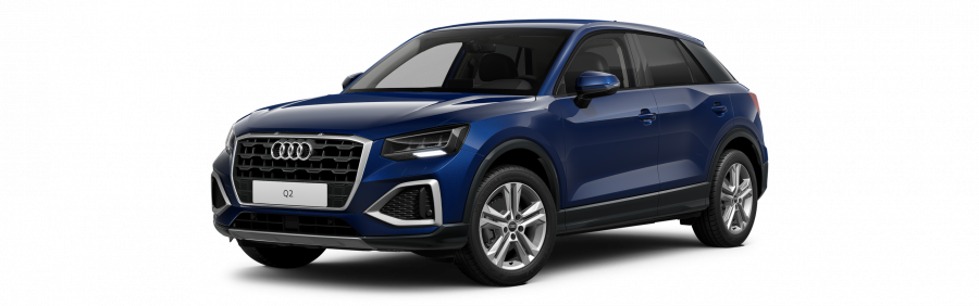 Audi Q2, Q2 Advanced 30 TFSI 81kW, barva modrá