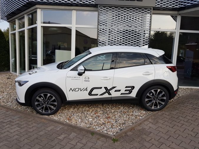 Mazda CX-3, 2.0 Skyactiv-G 121k, barva bílá