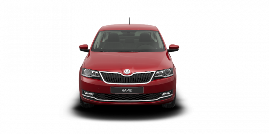 Škoda Rapid, 1,0 TSI 81 kW 6-stup. mech., barva červená