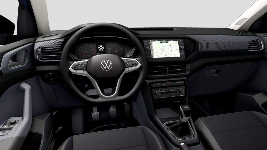 Volkswagen T-Cross, T-Cross Style 1,0 TSI 81 kW 6G, barva modrá