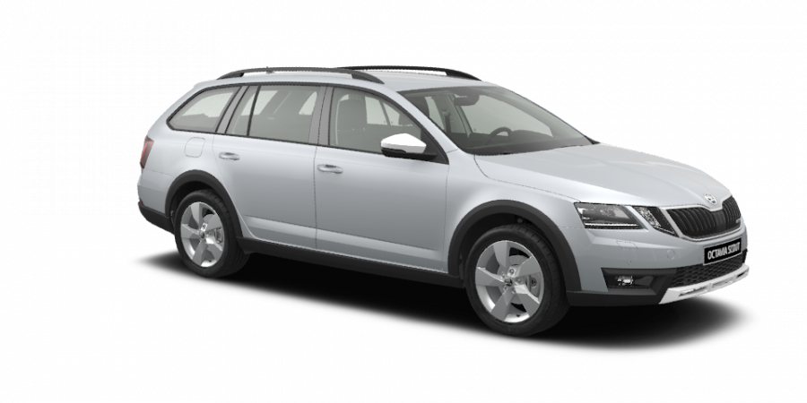 Škoda Octavia, 2,0 TDI 110 kW 7-stup. automat. 4x4, barva stříbrná