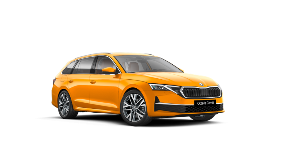 Škoda Octavia, 2,0 TDI 110 kW 7-stup. automat., barva oranžová