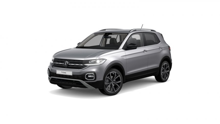 Volkswagen T-Cross, Style 1,0 TSI 85 kW 7DSG, barva stříbrná